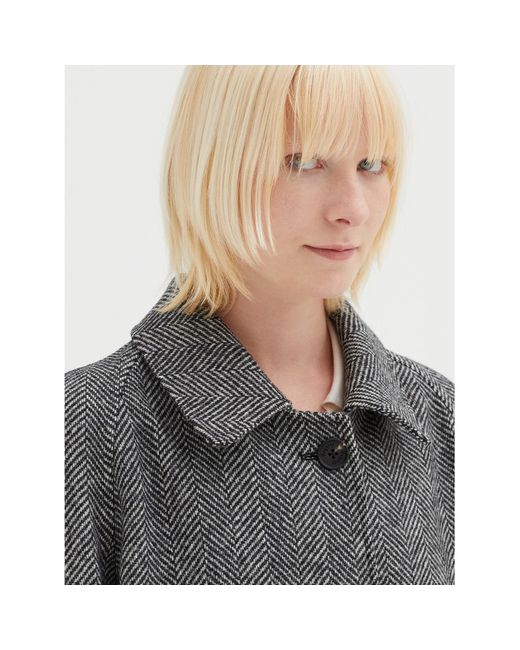Hegarty Gray Tweed Overcoat