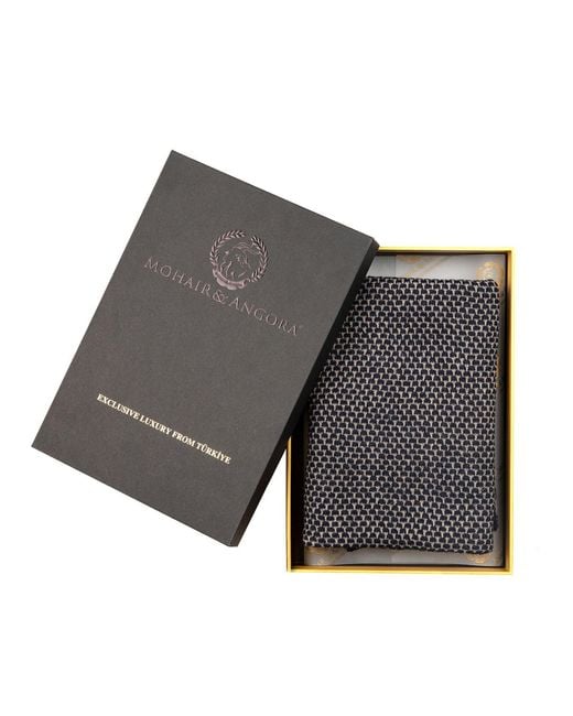 Mohair&Angora Black Midas Scarf