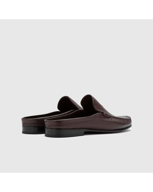 Ilvi Brown Reg Floater Leather Slipper for men