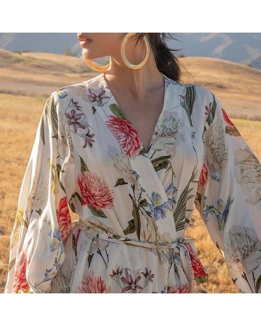 Yumi Kim Red Dream Lover Forever Yours Floral Robe