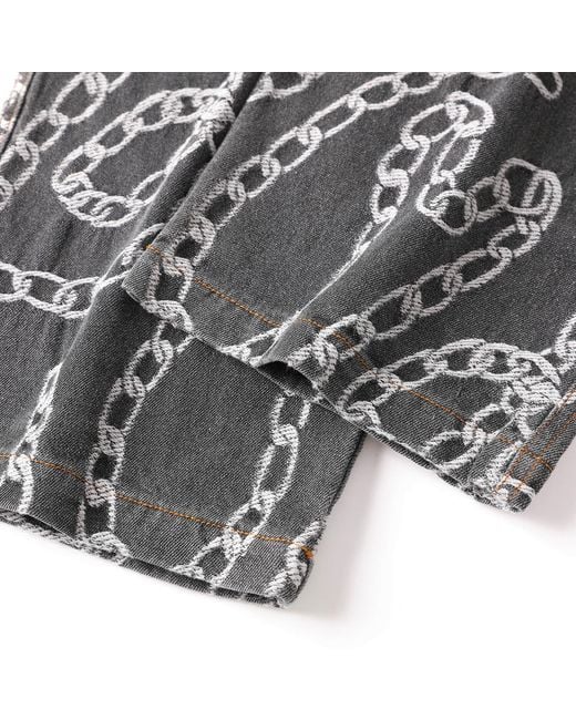VERYRARE Gray Chains Ash Pants for men