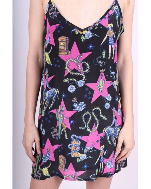 Any Old Iron Red Printed Circus Rider Short Dress