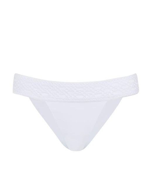 Leyla Maya Ltd White Sevi Bikini Bottoms