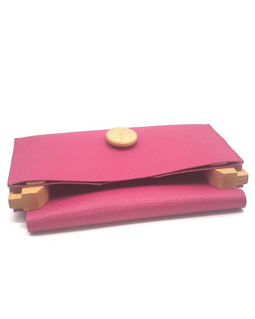 Wood Belt Pink Unique Mini Bag Galapagos Trust 2413