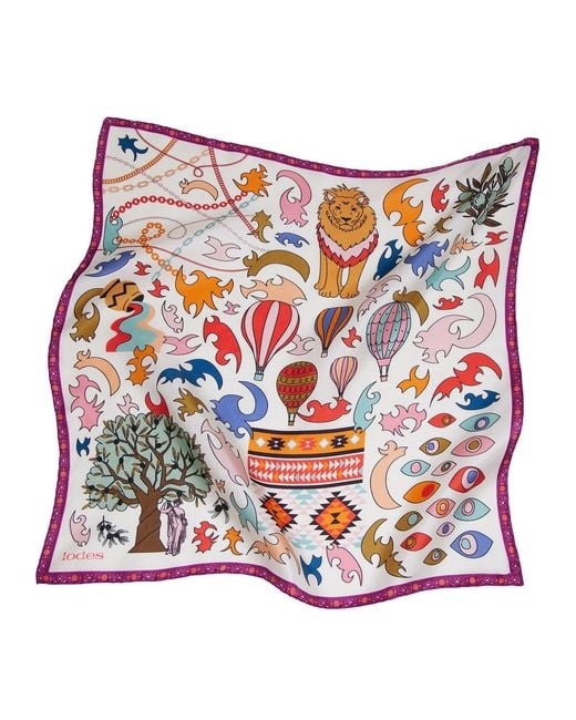 Iodes Multicolor Human Factor Aura Foulard