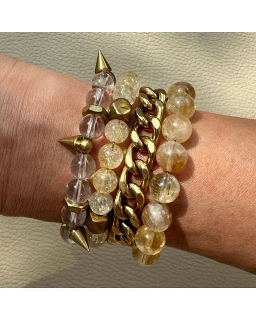 Rachel Nathan Metallic Remix: Citrine Bracelet