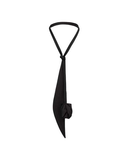 Julia Allert Black Versatile Transformable Handmade Tie-Belt