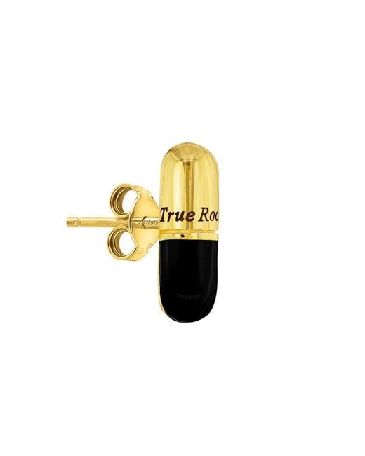 True Rocks Metallic 18Kt-Plated & Small Pill Pendant for men