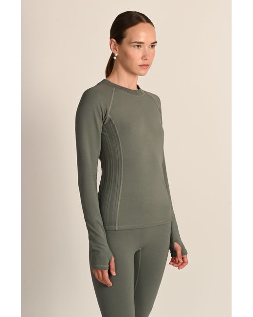 The Koozy Gray Montebello Long Sleeve Top