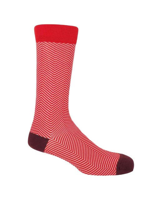 Peper Harow - Made in England Black Lux Taylor & Peace Socks Two Pack for men
