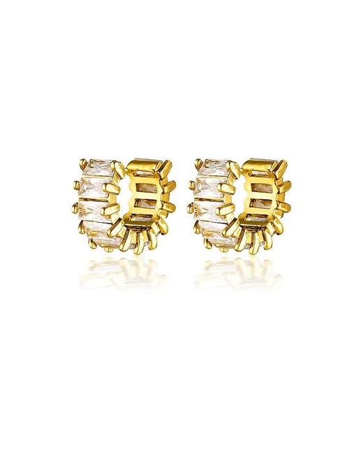 CENDRE Metallic Ida Baguette Ear Cuffs