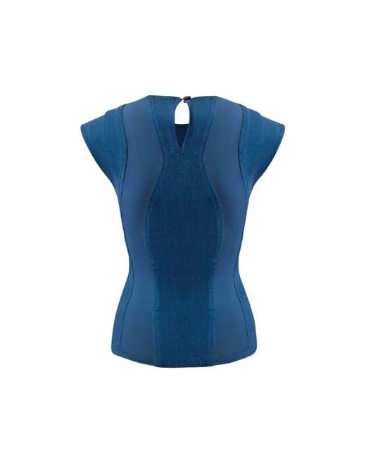 OW Collection Blue Kenna Top