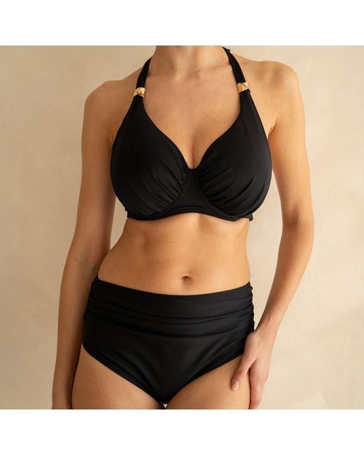 Core Swim Blue Dd+ Halter Bikini Top