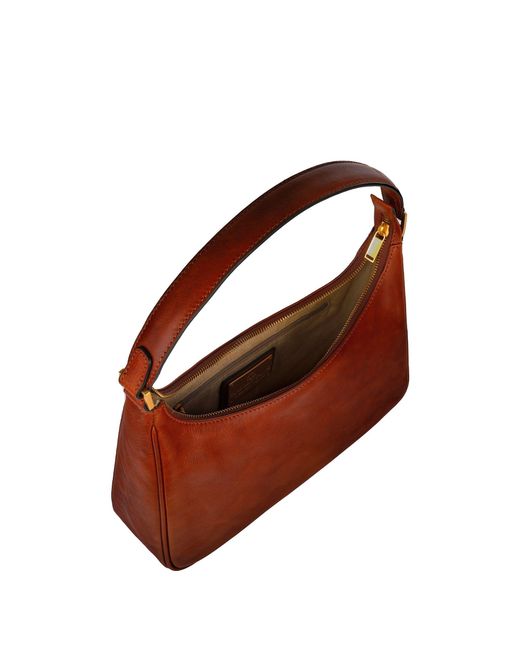 Time Resistance Brown Cognac Leather Handbag For – The Bluest Eye