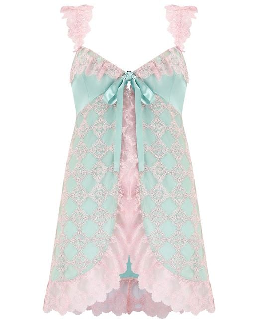 Scarlett Gasque Blue Misses Macaron Babydoll Dress