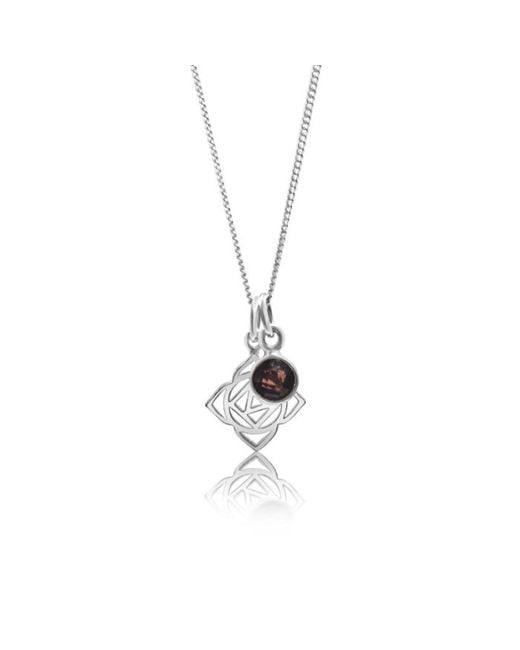 The Jewellery Store London Metallic Root Chakra/Muladhara Chakra Charm Necklace