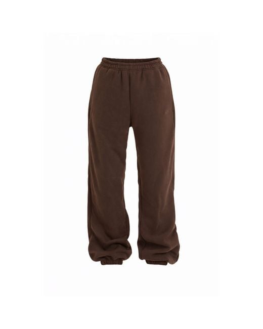 Loom Archives Brown Loom Cuffed Leg Jogger