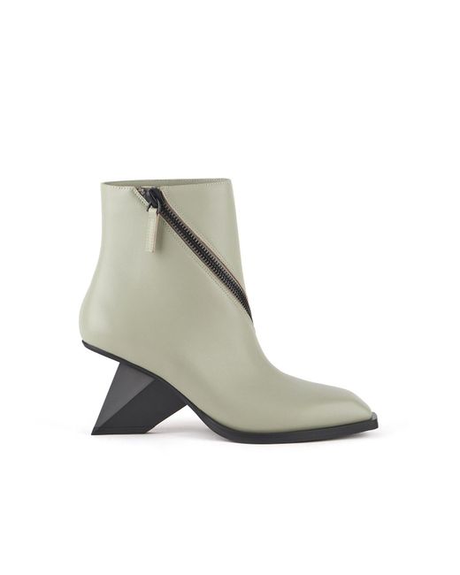 United Nude Green Rockit Zip Bootie