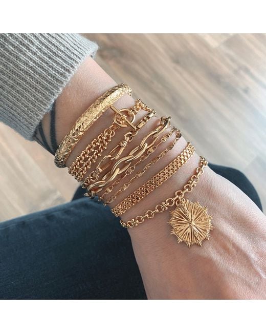 IN CAUDA VENENUM Metallic Gaïa Bracelet