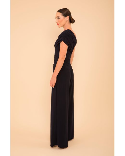 Atom Label Blue Rhodium Jumpsuit