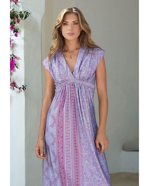 Chic by Lirette Purple Kimono Dress Guna