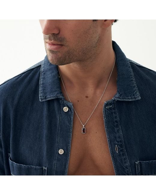 Tvento White The Rubenia Necklace for men