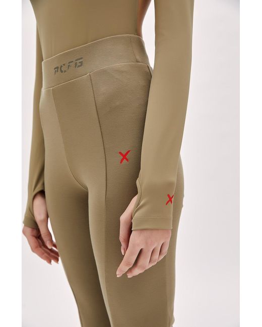 Pcfg Green Flare Yoga Pant