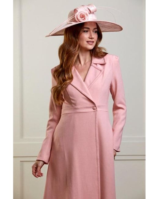 Guinea London Pink Pale Dress Coat