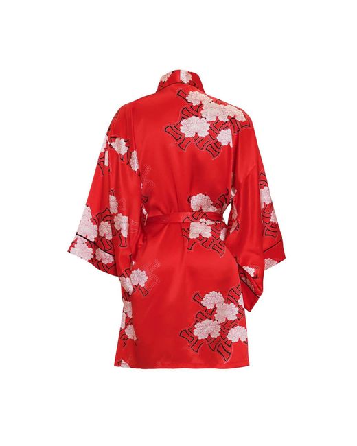 Emma Wallace Red Rouge Dressing Gown