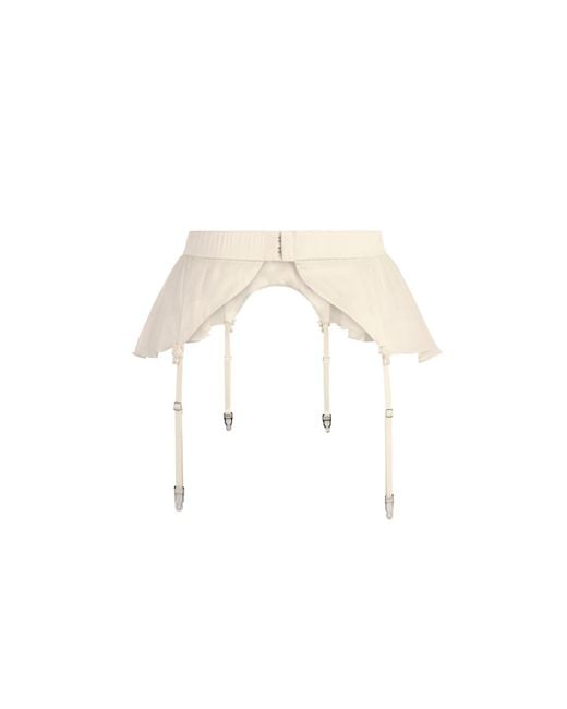 Scarlett Gasque White Neutrals Dorothy Suspender