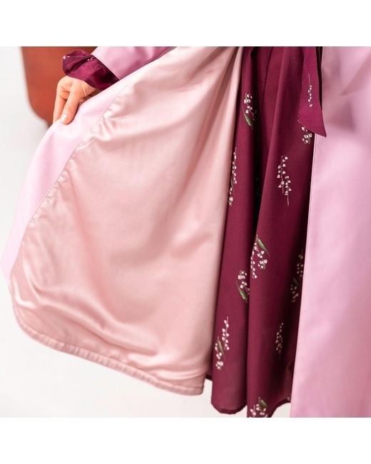 RainSisters Pink Trench Coat: Rosie Bow