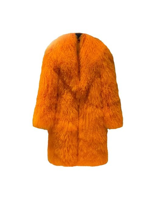 Madeleine Simon Studio Orange Hook Em Winning Game Day Coat