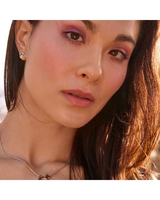 Cloud Haven Metallic Pit Bull Stud Earrings