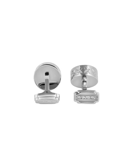Tateossian Purple Thompson Brick Cufflinks for men