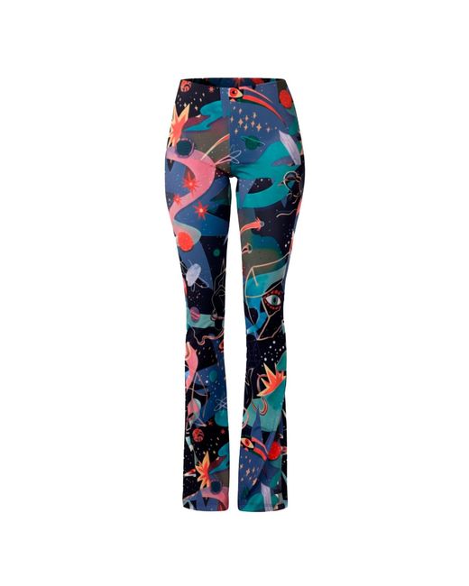 Pitaya Yoga Blue Door Of The Cosmos Flared Pants