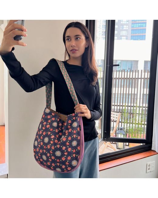 Maraethra Blue Mandala Daily Cotton Bag