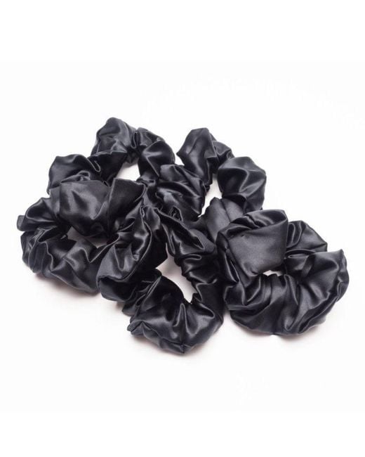 Sib Silk Black Sib Silk Thick Scrunchie