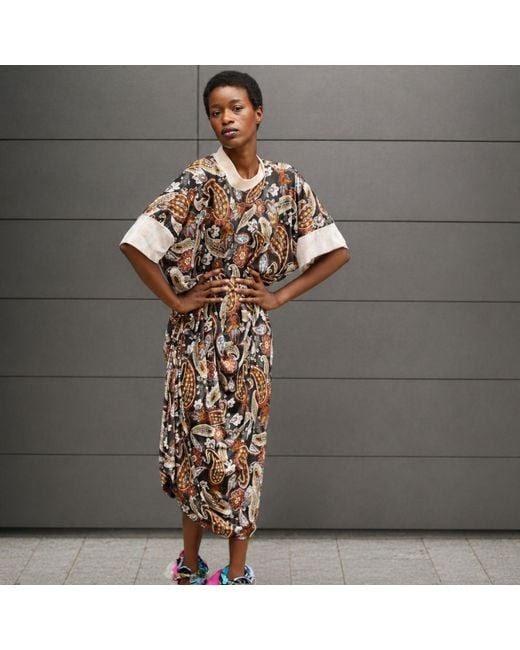 Miro Misljen Natural Nomad Paisley Maxi Dress
