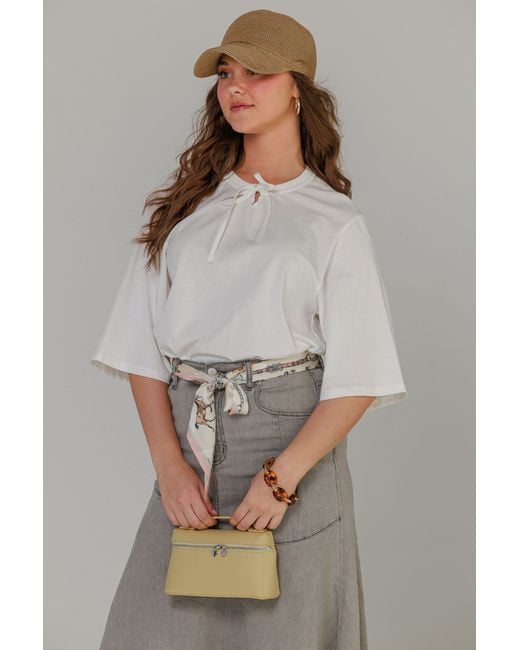 Lou&Up (Formerly Loup Clothing) White Tie Tee