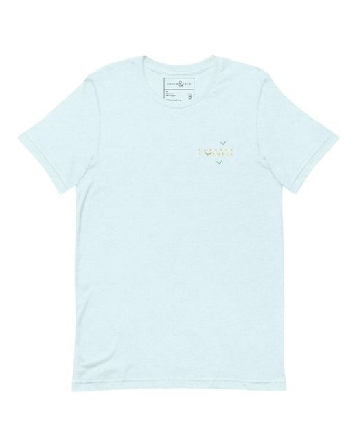 Anchor and Crew Blue Ice Golden Archives Postmark Organic Cotton T-Shirt