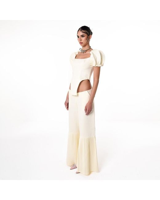 28Natelier Natural Pleated Pants