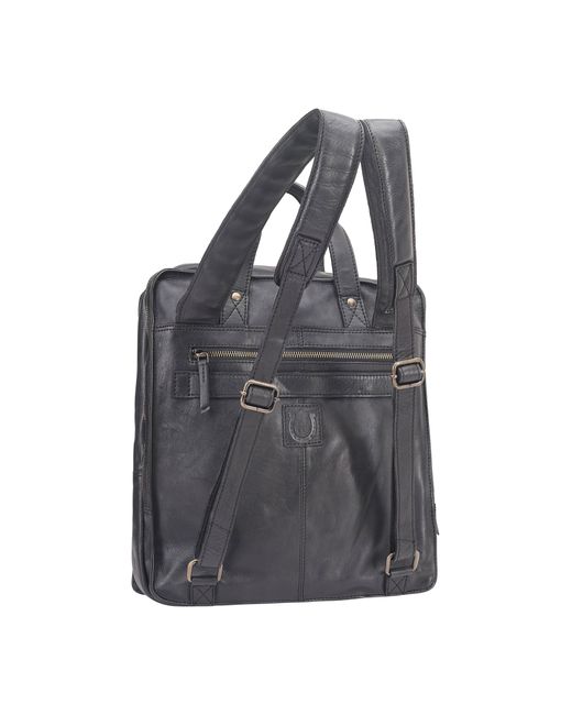 Lloyd Baker Black Charis Leather Backpack
