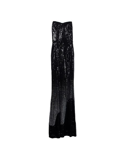 Laura Daili Black Off-Shoulder Elegance Gown