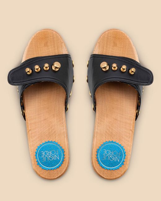Nique Forde Black Raven Georgie Sandals