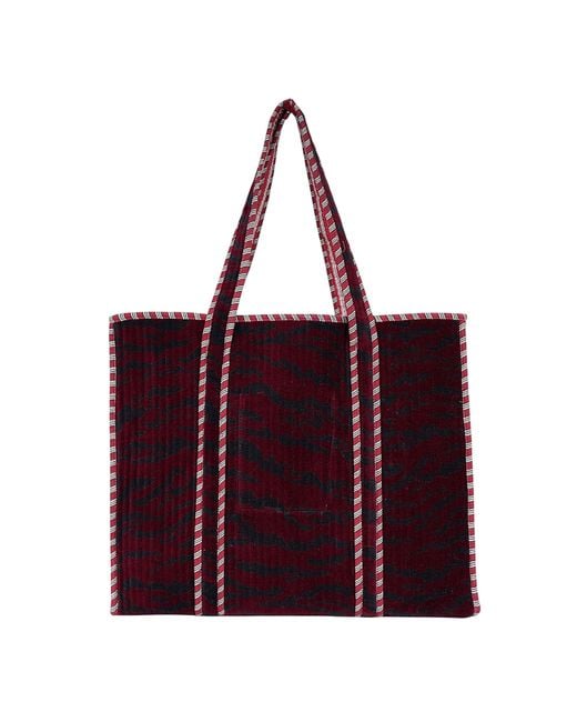 Conscious Yoga Collective Red The Velvet Tiger Tote