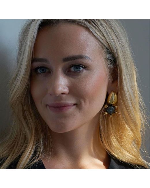 Saule Label Metallic Tulia Earrings