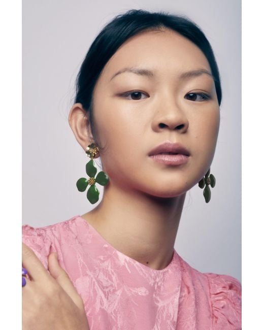 Lavani Jewels Green Cassia Earrings