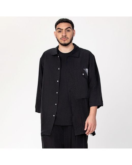 Smart and Joy Blue Pocket Flap Game Shirt for men