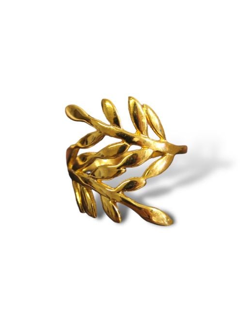 1610Istanbul Metallic Laurel Tree Ring