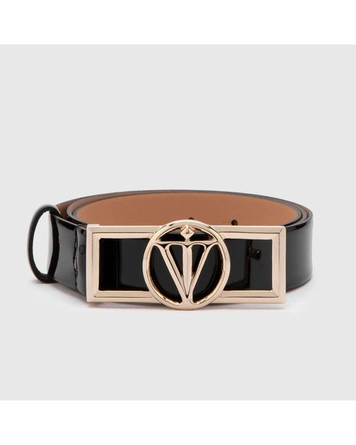 Ilvi Black Agathe Patent Leather Belt